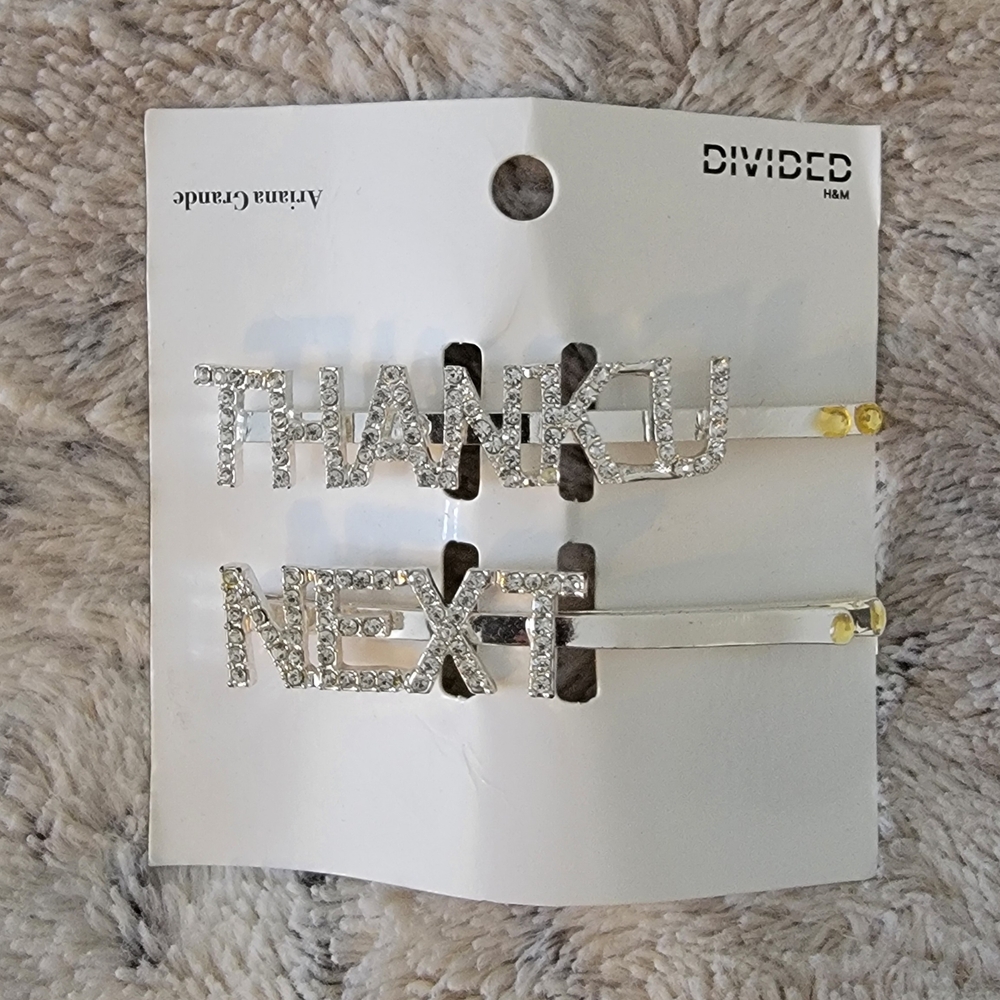 Divided Silver Hair Clips